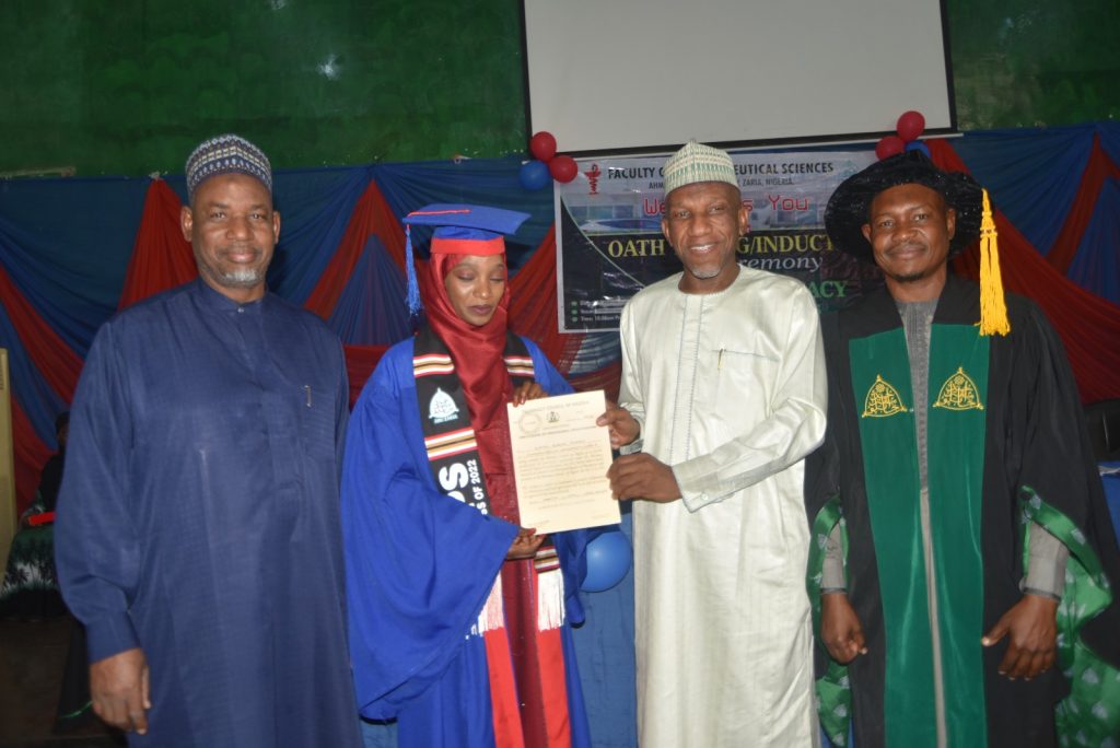 ABU inducts 72 students into Pharmacy Council of Nigeria