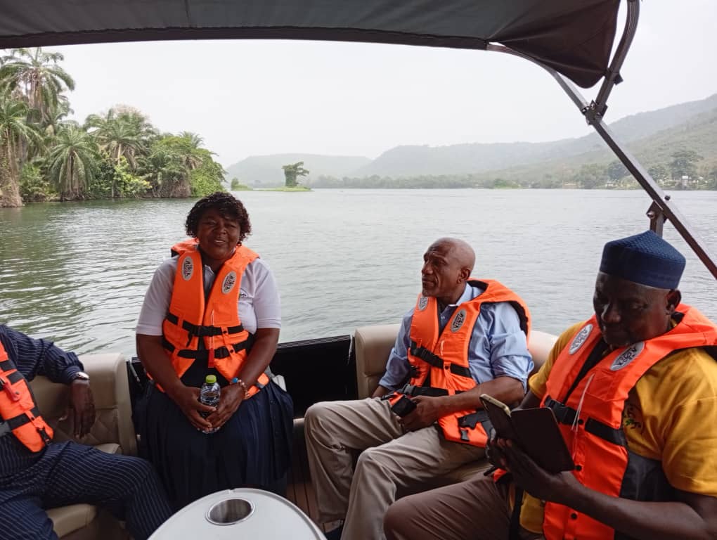 In Ghana, ABU Vice-Chancellor and staff had an exhilarating adventure at Volta River