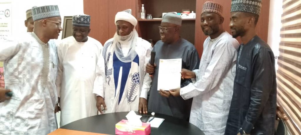 NAPRI presents recommendation letter Katsina Govt for establishment of outstation in Mahuta