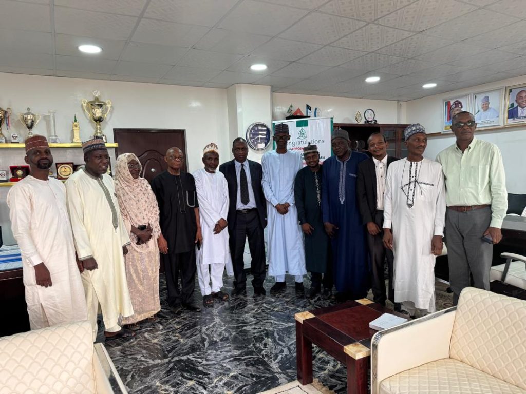 ABU new Vice-Chancellor receives staff members of Law Faculty