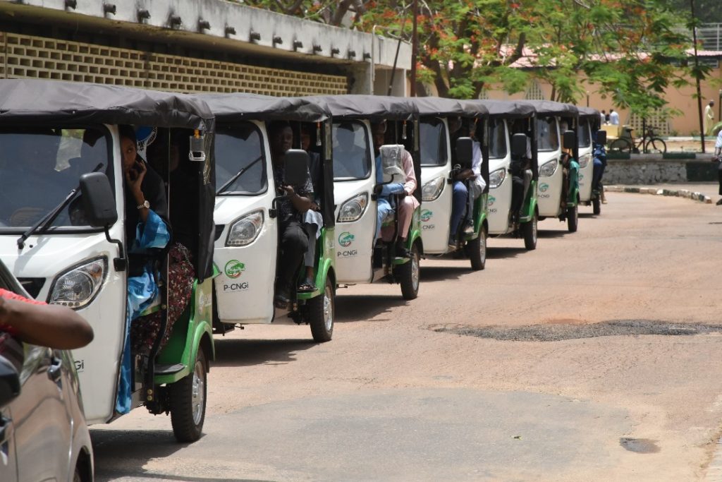 ABU takes delivery of 10 CNG-powered tricycles to cushion effects of fuel subsidy removal