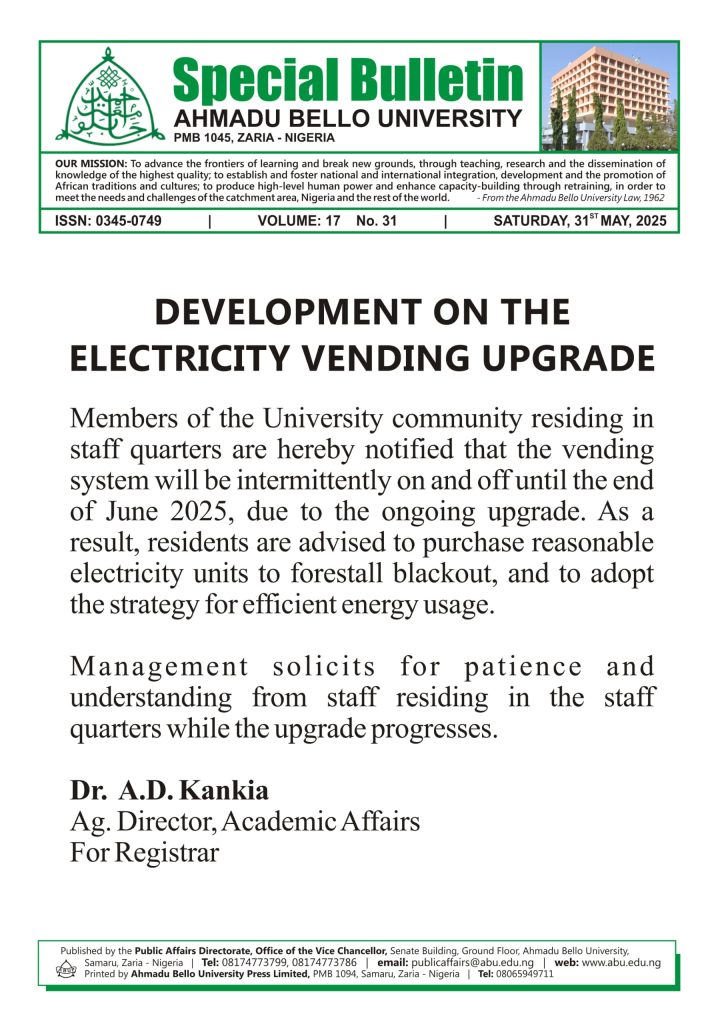 Development on the Electricity Vending Upgrade