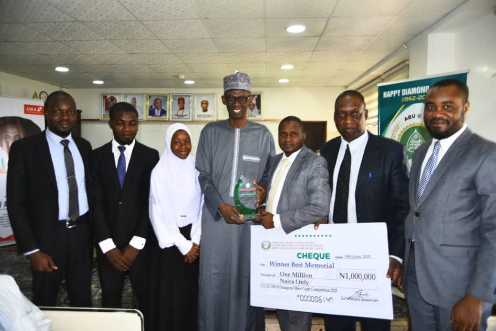 ABU lauds law students victory at ECOWAS Moot Court competition