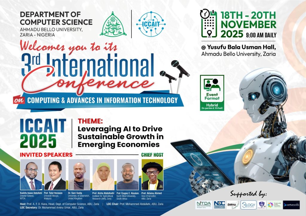 ICCAIT 2025: 3rd International Conference on Computing & Advances in Information Technology