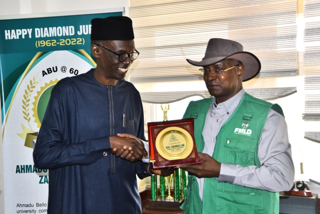 Minister of Livestock Development, Idi Mukhtar Maiha, on official visit to ABU today