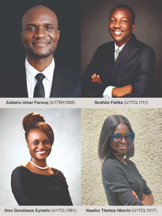 Four ABU graduates bag First Class Honours at Nigerian Law School