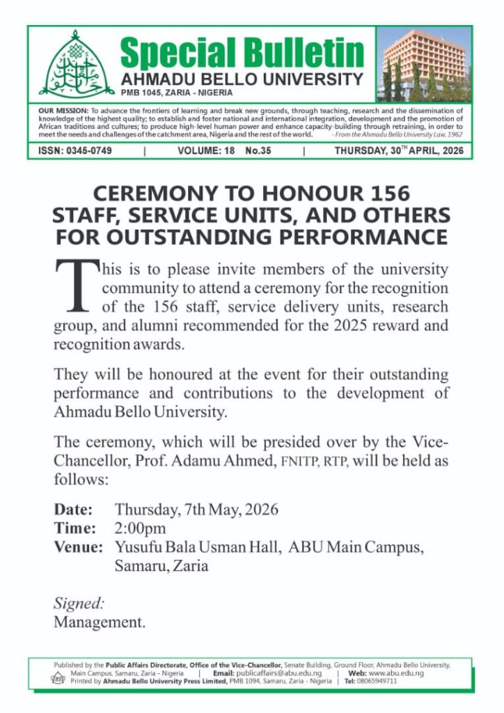 Ceremony to Honour 156 Staff, Service Units, and Others for Outstanding Performance