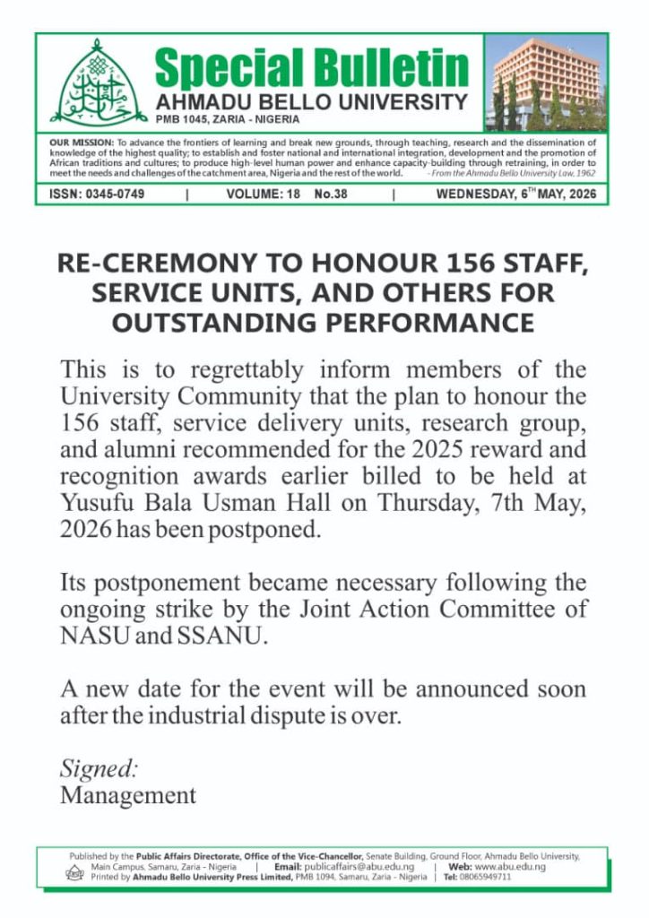 Re-Ceremony to Honour 156 Staff, Service Units, and others for Outstanding Performance