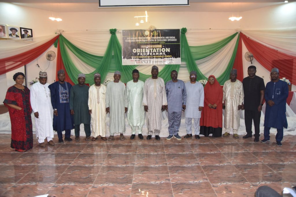 SPESSCE organises maiden orientation in ABU for newly admitted students