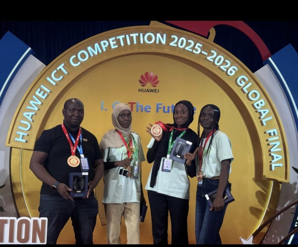 ABU students win two grand prizes at Huawei ICT skills competition in China