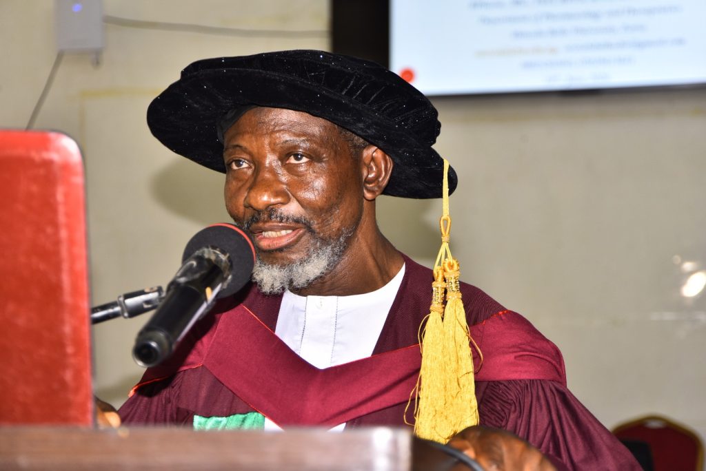 Prof Abdulkadir Zezi speaks on over-the-counter medicines at ABU inaugural lecture