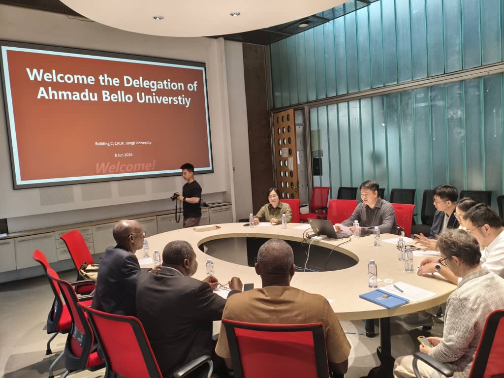 ABU has a lot to learn from Tongji University on urban planning, others, says VC, Prof Adamu Ahmed