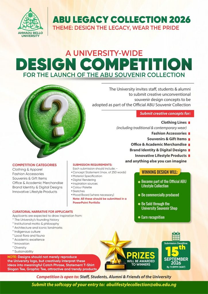 ABU Legacy Collection 2026: University-Wide Design Competition
